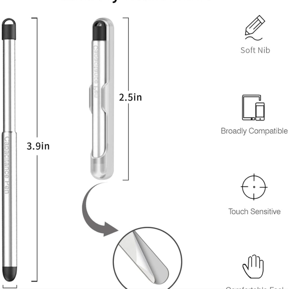 Stylus Pens with Pen Slot for Touch Screens - Picture 2 of 6